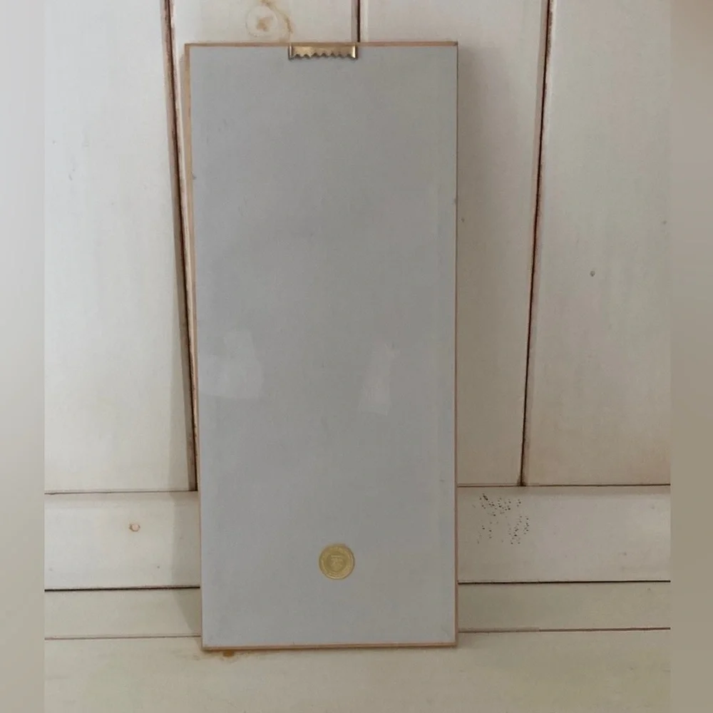 Vintage Egliomise Designs Handmade Framed Mirror “Boston From The Charles River